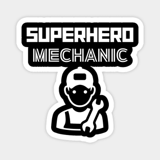 Superhero Mechanic Magnet