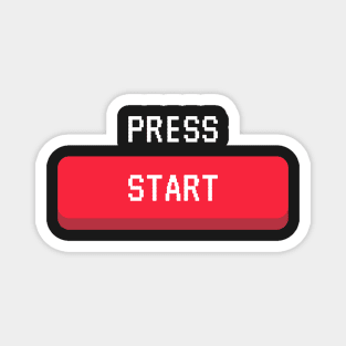 Press Start Magnet