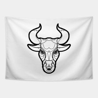 Bull Ornament Tapestry