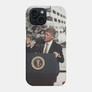 Clinton at CSUN (1994) Phone Case