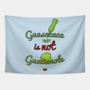 Guasacaca is Not Guacamole w/flag Tapestry