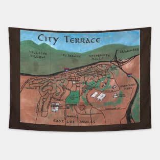 City Terrace Tapestry