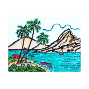 Lake Side Scenery T-Shirt