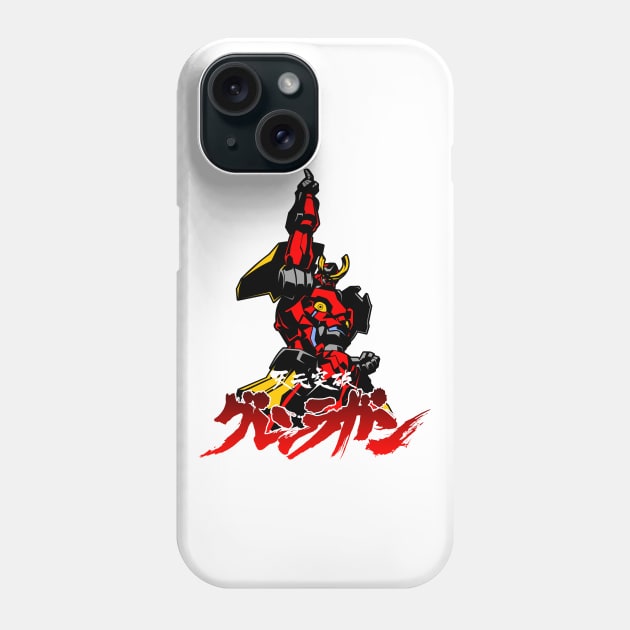 333 Gurren Power Phone Case by Yexart