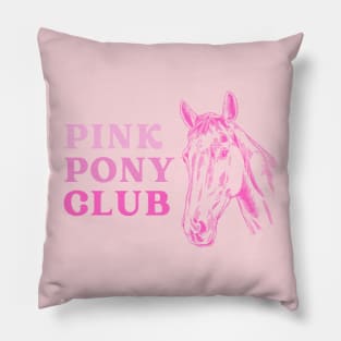 Pink Pony Girl Pillow