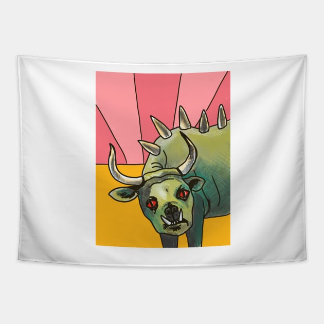 Hodag Tapestry by shehitsback