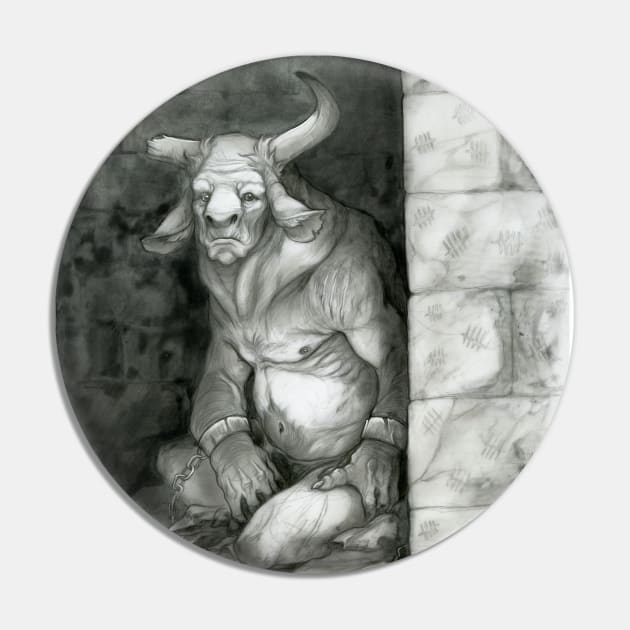 Minotaur Pin by charamath