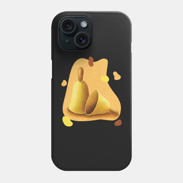 Minimalistic Pair of Handbells Illustration Phone Case by SubtleSplit