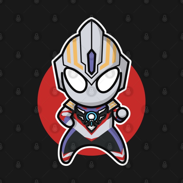 Ultraman Orb Spacium Zeperion Chibi Style Kawaii by The Toku Verse