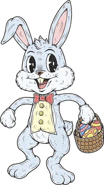 EASTER BUNNY Kids T-Shirt by Firebrander