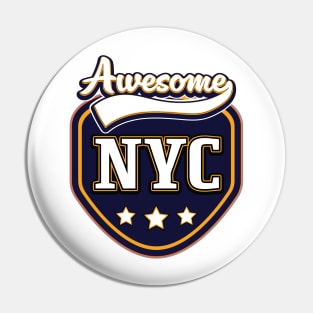 Awesome NYC Pin