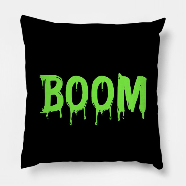 Scary Boom Pillow by princessdesignco