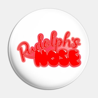 Rudolph's Nose Pin