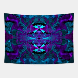 Colorful Symmetric Pattern Tapestry