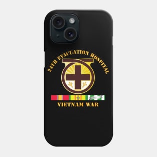 24th Evacuation HIspital - Vietnam War w  V N SVC Phone Case