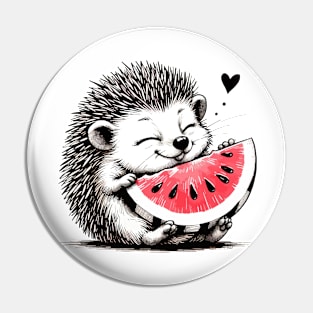 Blissful Hedgehog Delight Pin