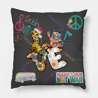 Hippie way, Hippie Lifestyle, Make Love not War Pillow