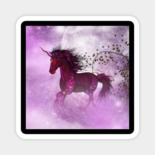 Wonderful unicorn in the sky Magnet