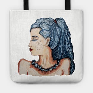 Girl mermaid Tote