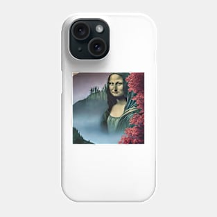 Tribute to Mona  Lisa Phone Case