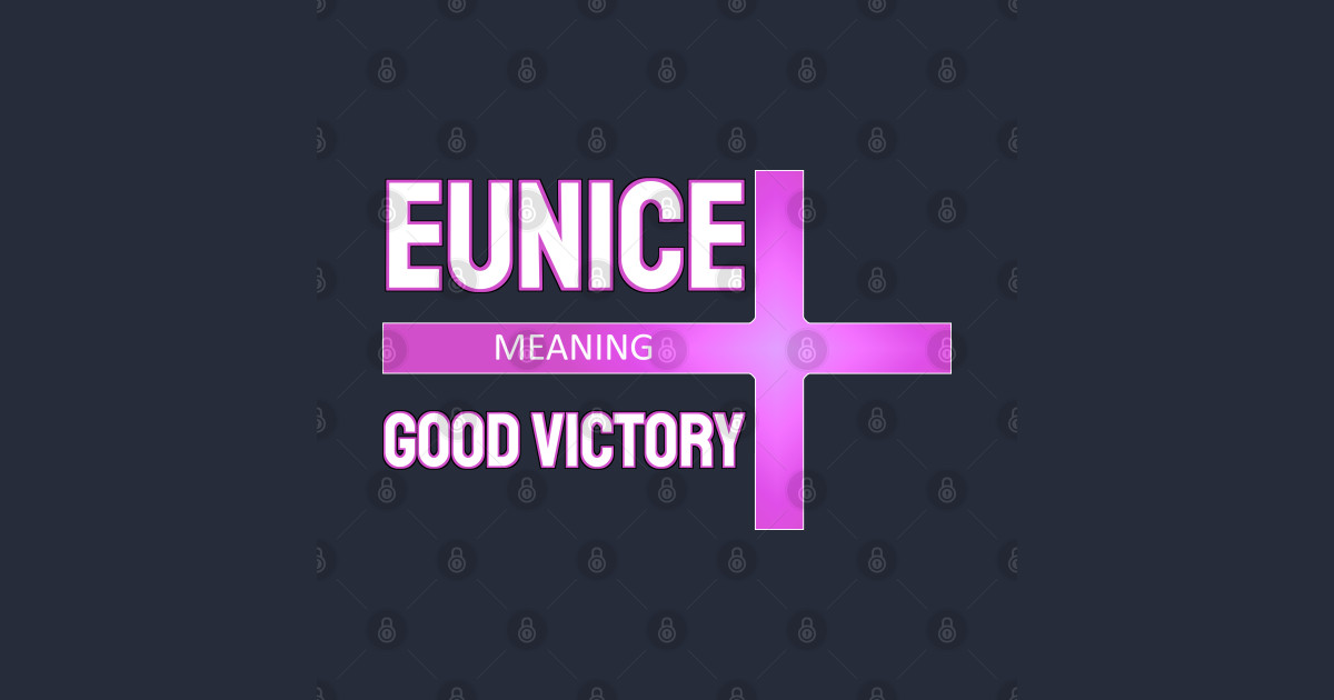 Eunice This Biblical Name Means Bible Name Sticker TeePublic