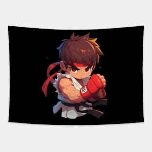 Street Fighter Ryu Art Tapestry