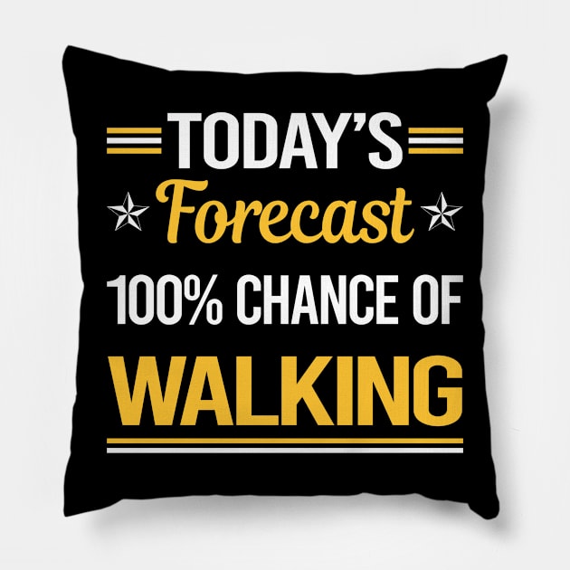 Today Forecast Walking Pillow by symptomovertake