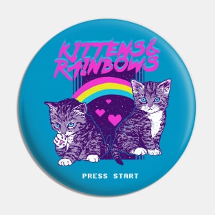Kittens & Rainbows Pin