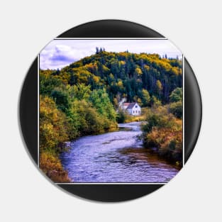 House on Margaree River Pin