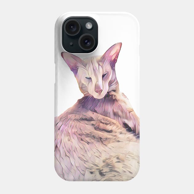 Siamese Cat Phone Case by SueNordicDesigns