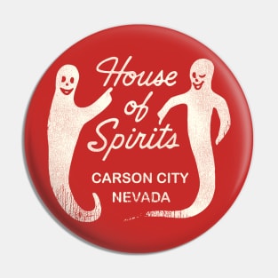 Retro Defunct House of Spirits Carson City Nevada Pin