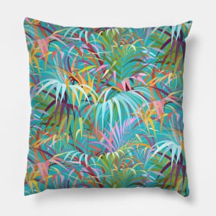 Tropical mood in blue curacao Pillow