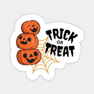 Pumpkin Halloween Trick or Treat Magnet