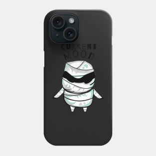 Funny Halloween Mummy Currently Feeling Wrapped Up Mood Gifts Phone Case