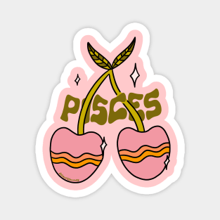 Pisces Cherries Magnet