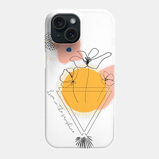 Abstract Geometric Line Art Phone Case