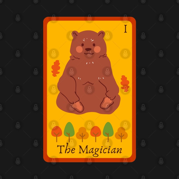 Autumn Tarot - The Magician by Gwraggedann