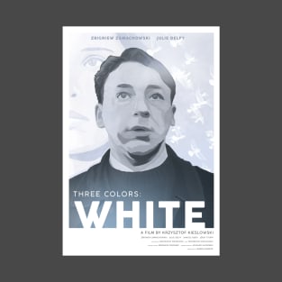 Three Colors: White alternative movie poster - Krzysztof Kieslowski, Julie Delpy, Zbigniew Zamachowski T-Shirt