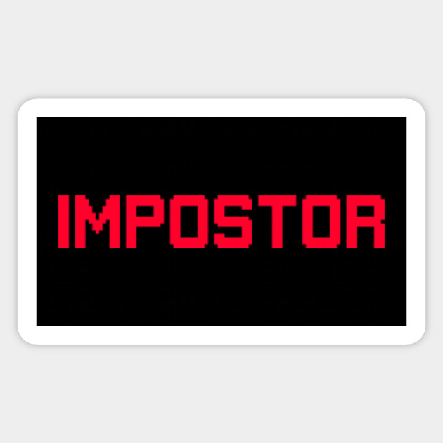 Impostor Cosplay Halloween Funny - Among Us - Sticker