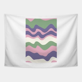 Copy of 70's groovy wavy pattern Tapestry