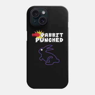 Black Neon Rabbit of the Future With the shows name title Phone Case