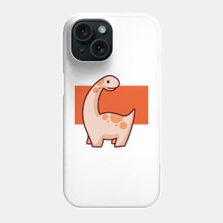 Cute Long Neck Dinosaurus, Brontosaurus, Brachiosaurus Phone Case