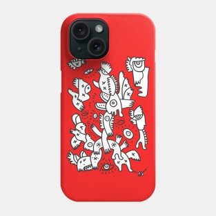 Graffiti on the phone with you my love Phone Case