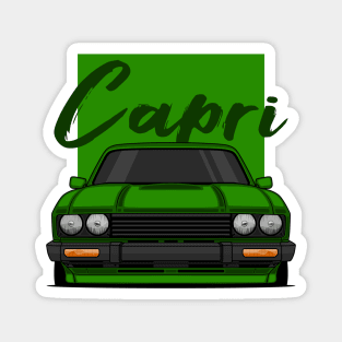 Front Green Capri MK3 Classic Magnet