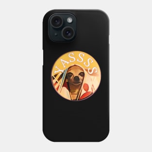 Retro Chic Chihuahua Logo Phone Case