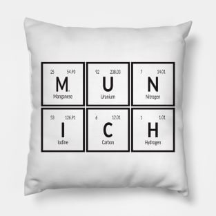 Munich Periodic Table Pillow