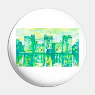 BODIAM CASTLE - watercolor painting Pin