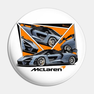 McLaren Senna Supercar Pin