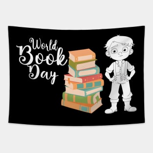 World Book Day Wimpy Funny Book Day Character Wimpy Pi Day Tapestry