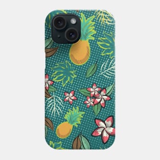 Meet Me At The Beach - Green Phone Case